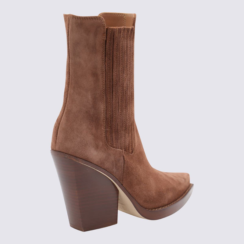 Paris Texas Camel Suede Boots