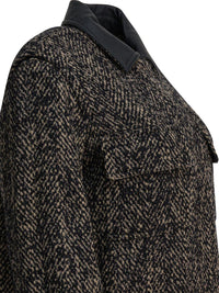 Max Mara Tweed Wool Coat