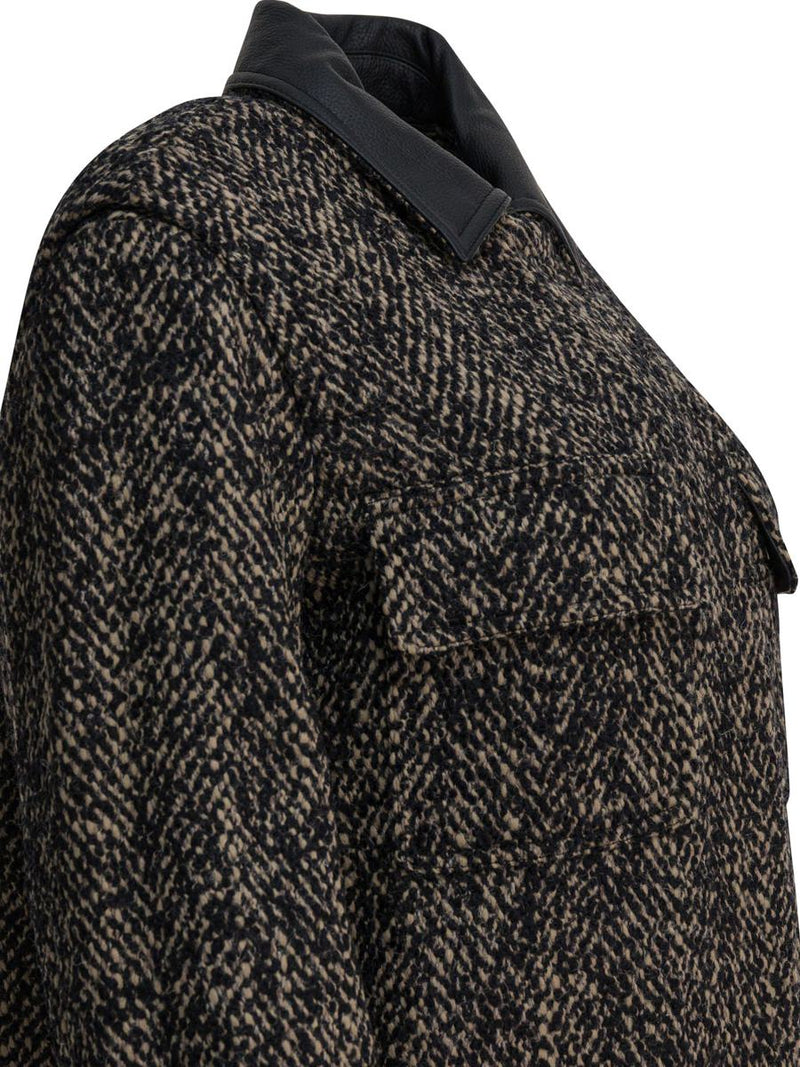 Max Mara Tweed Wool Coat