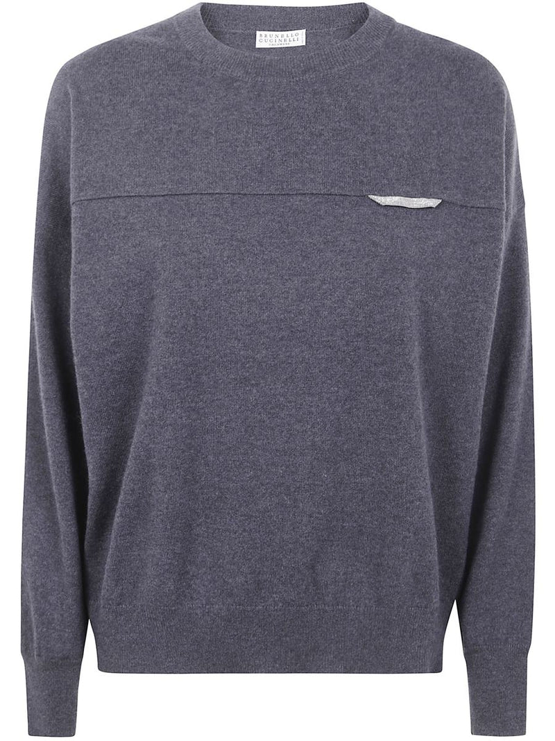 Brunello Cucinelli Cashmere Round Neck Sweater Clothing