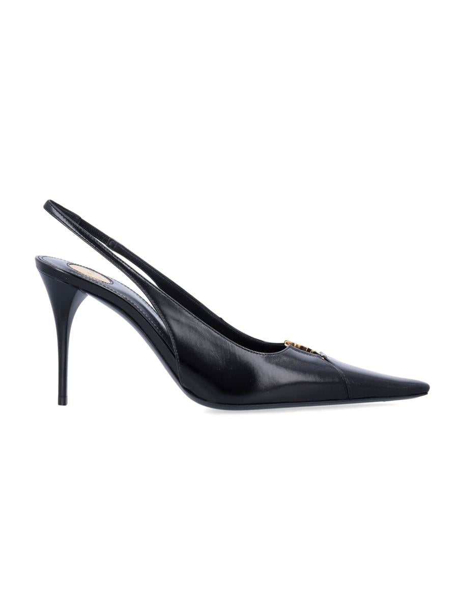 Saint Laurent Babylone Breteuil Slingback Pumps