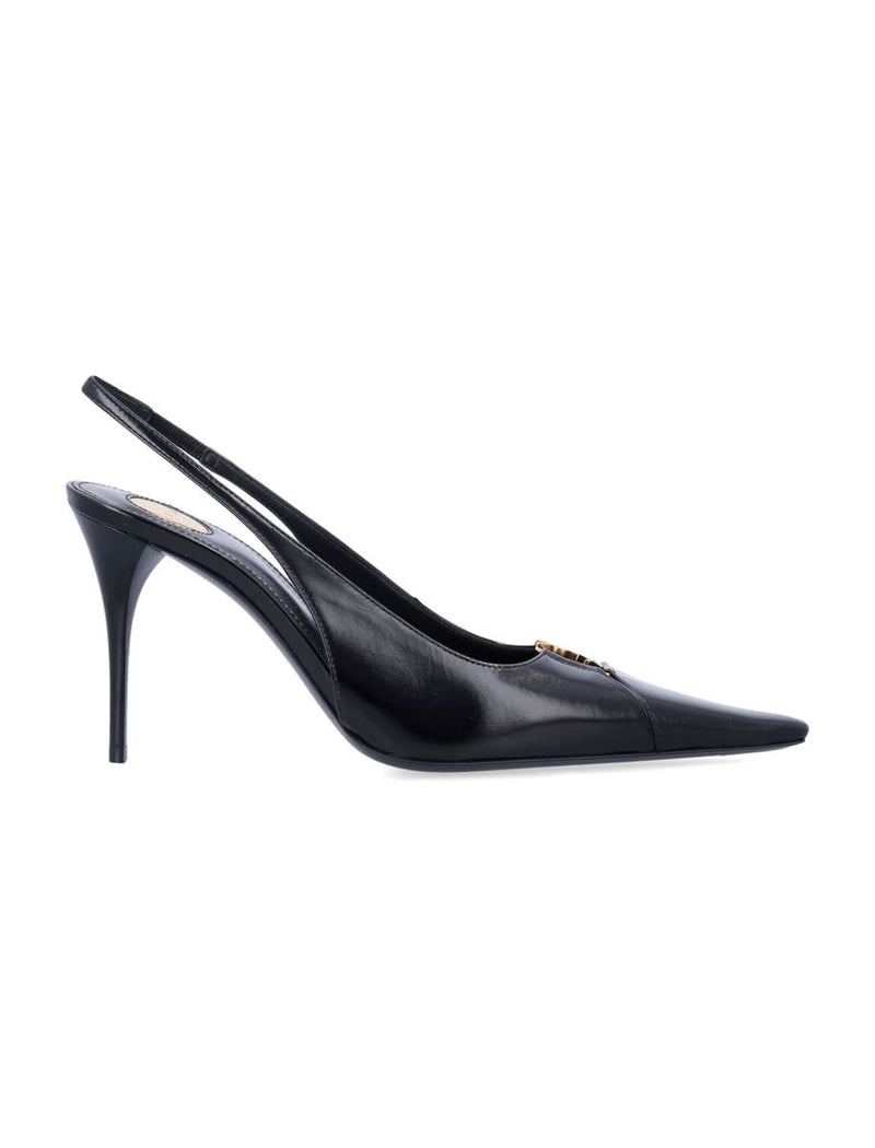 Saint Laurent Babylone Breteuil Slingback Pumps