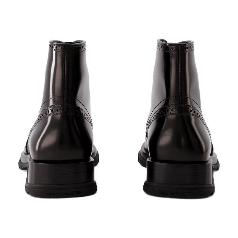 Alexander McQueen Laced Ankle Boots