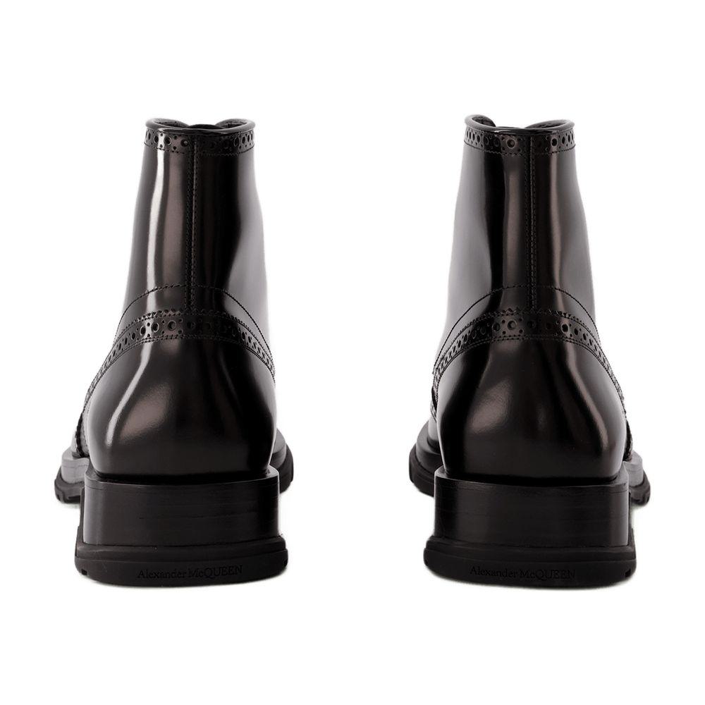 Alexander McQueen Laced Ankle Boots