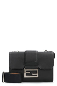 Fendi Baguette Double Leather Crossbody Bag