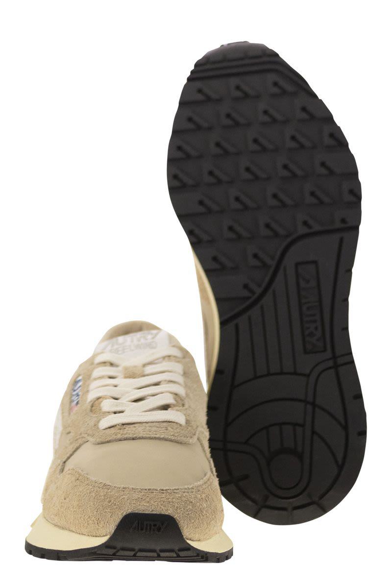Autry Reelwind - Suede And Technical Textile Trainer