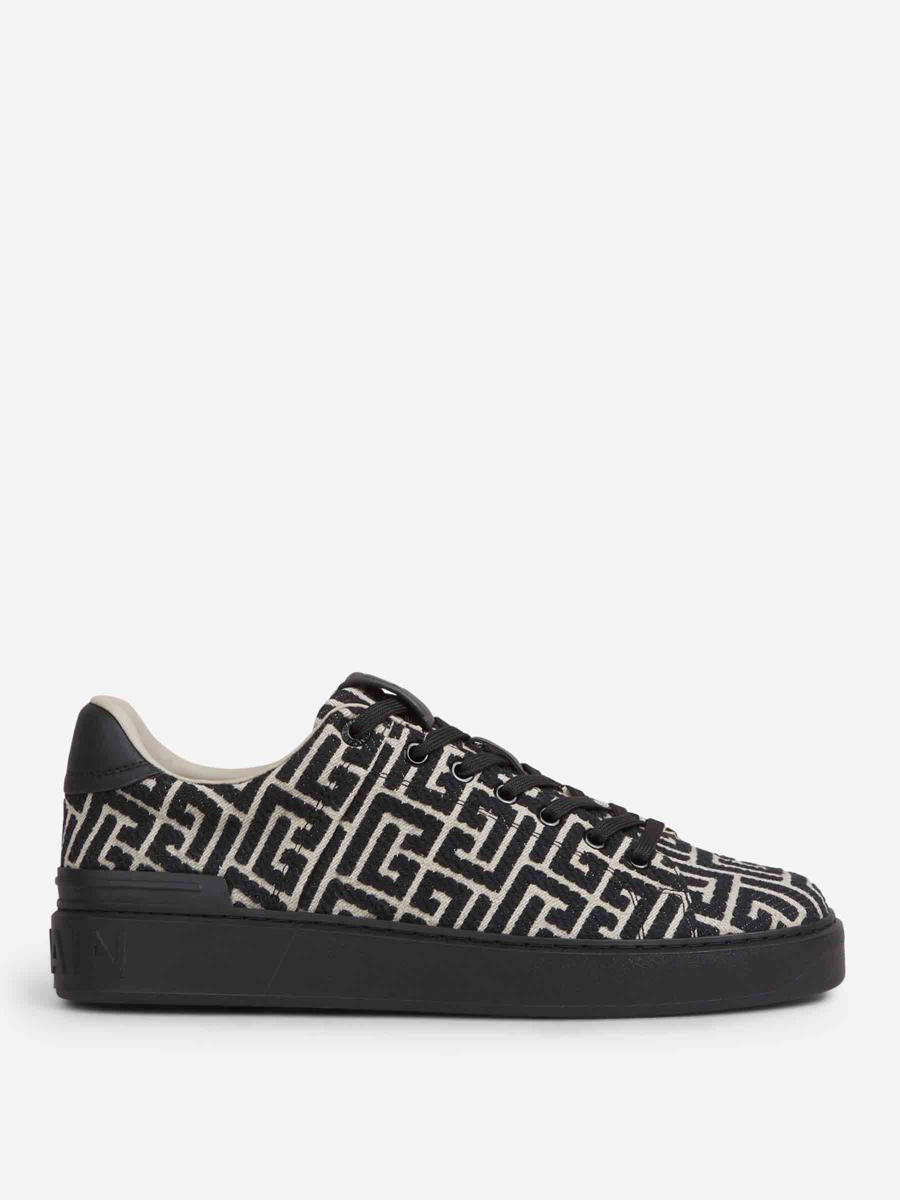 Balmain B-Court Jacquard Sneakers