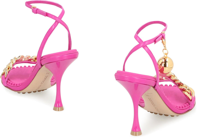 Bottega Veneta Dot Heeled Sandals