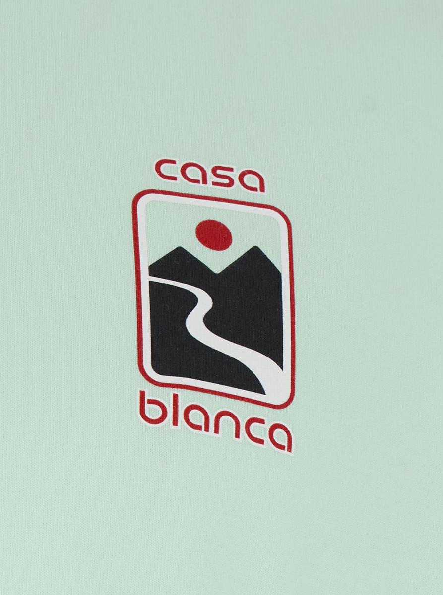 Green T-Shirt With Crewneck And Logo On The Front And Maxi Logo On The Back In Cotton Man