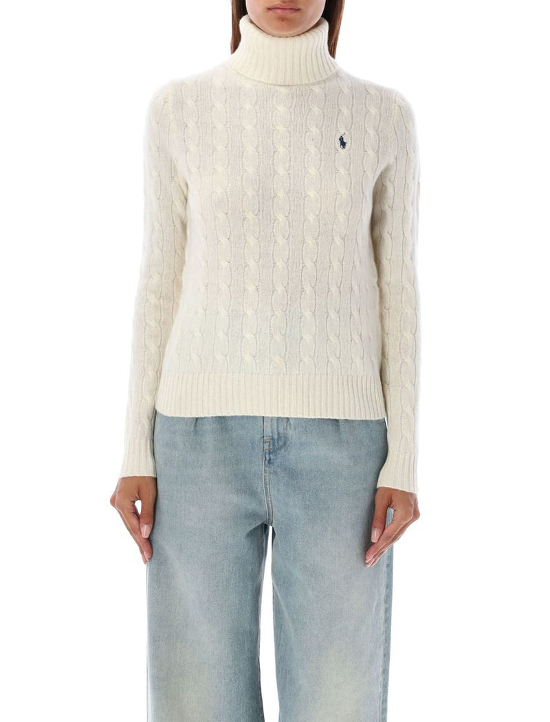 Polo Ralph Lauren Wool And Cashmere Cable-Knit Turtleneck