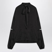 Balenciaga Satin Blouse With Bow