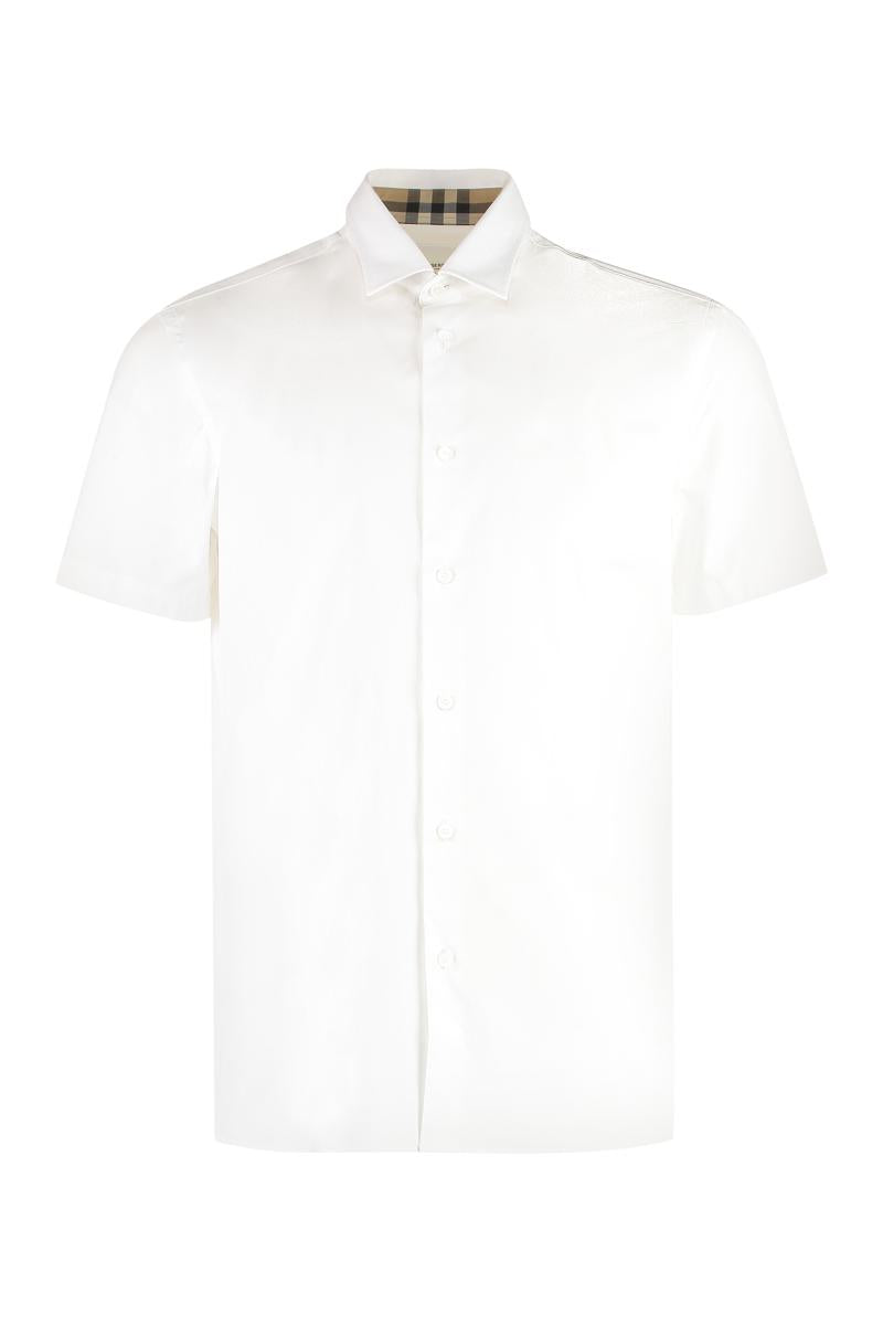 Burberry Short Sleeve Cotton Shirt