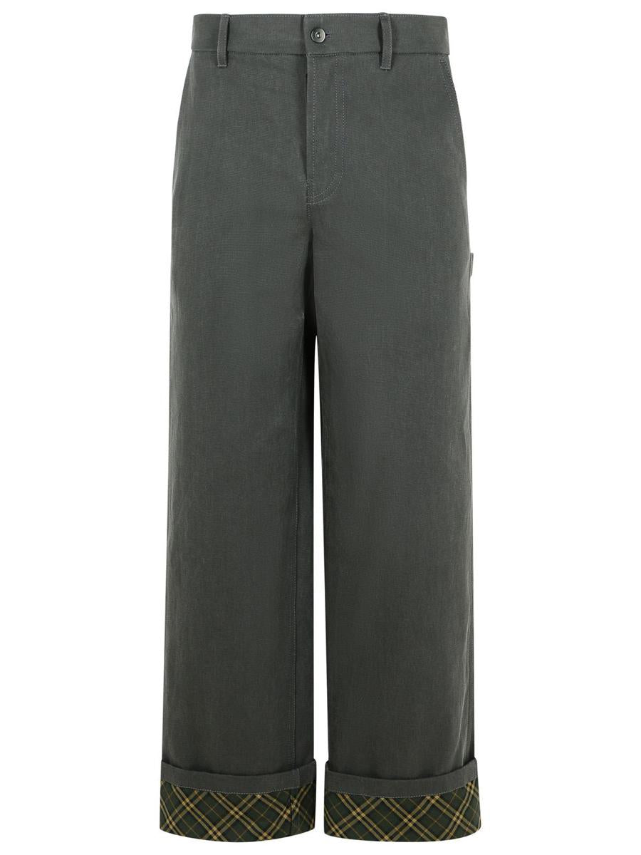 Burberry Black Cotton Jeans