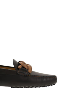 Tod'S Moccasin With Leather Chain