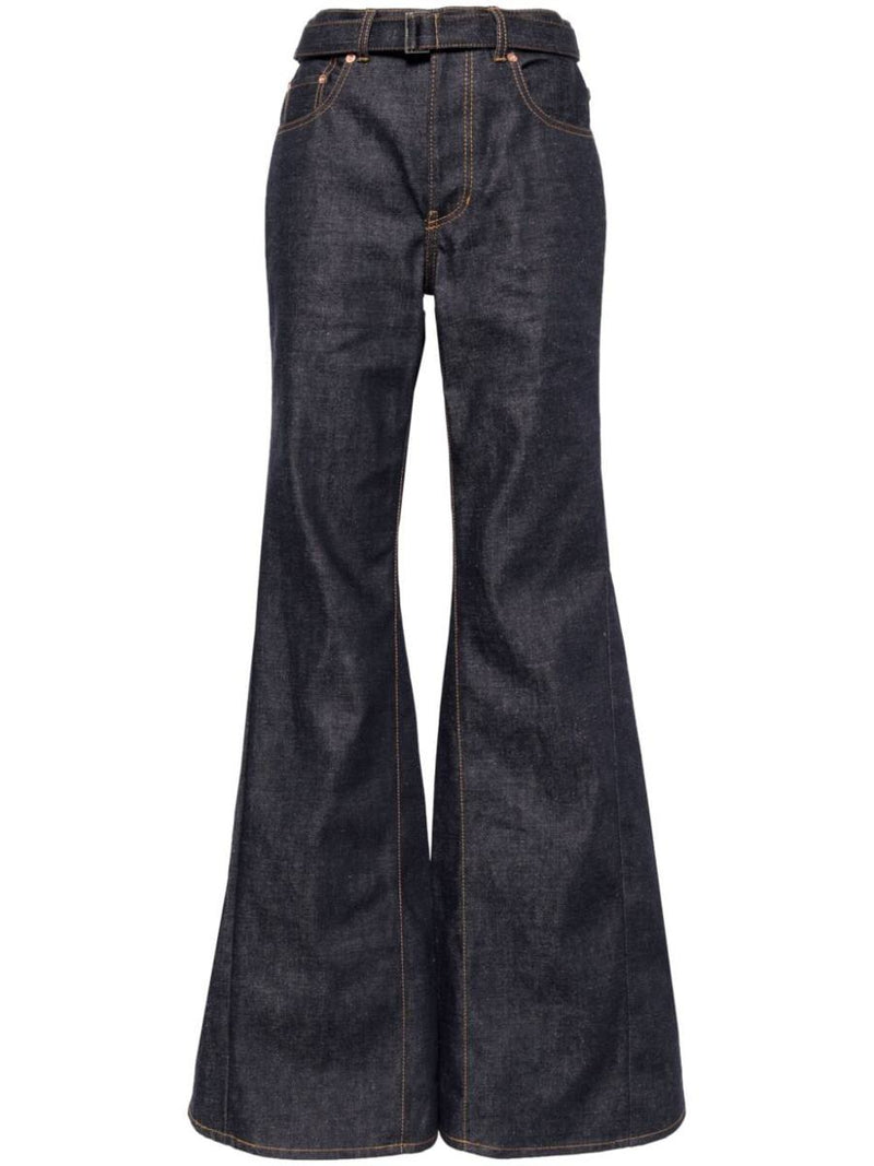 Sacai Denim Pants Clothing