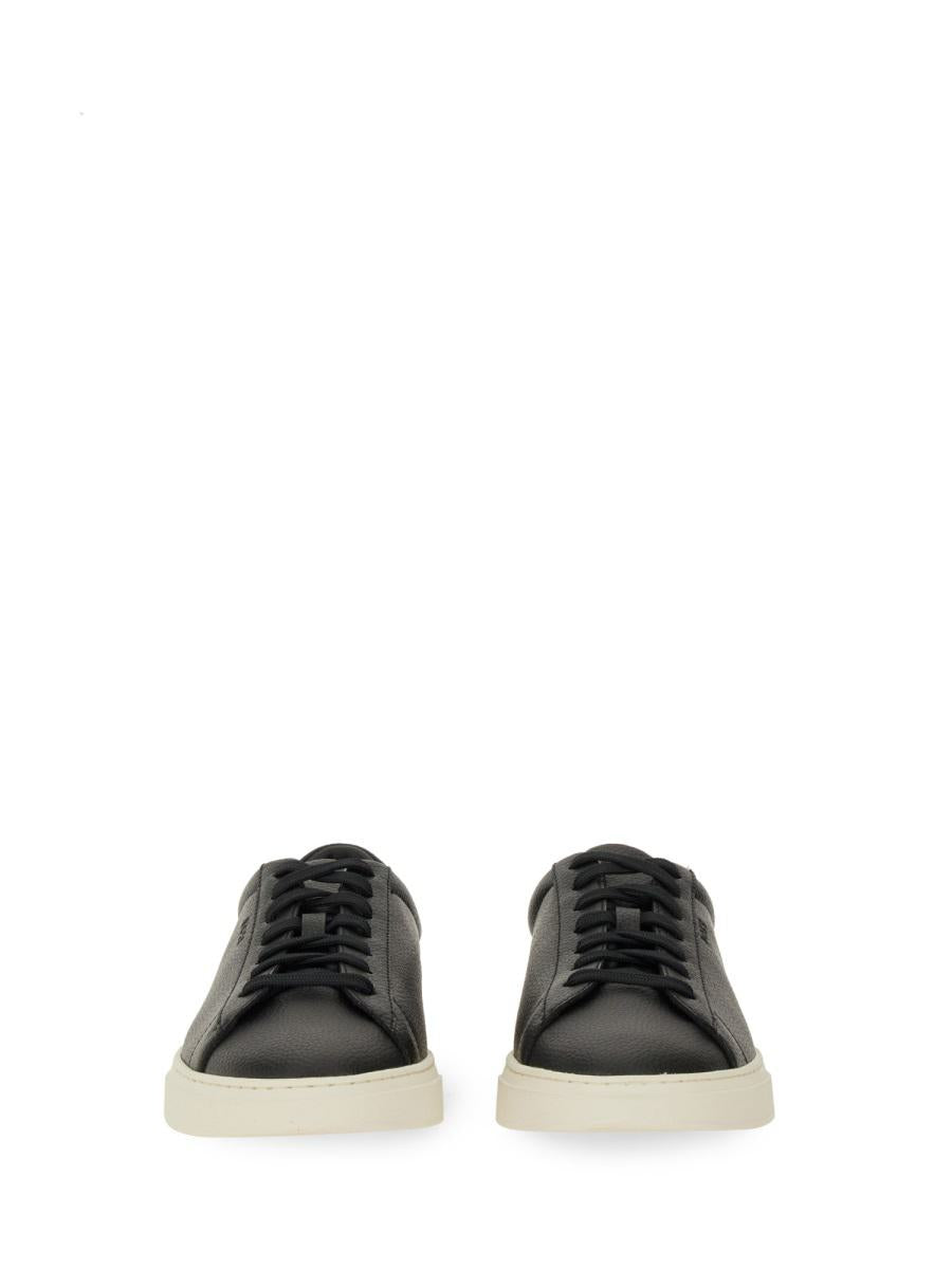 Boss Grained Leather Sneaker