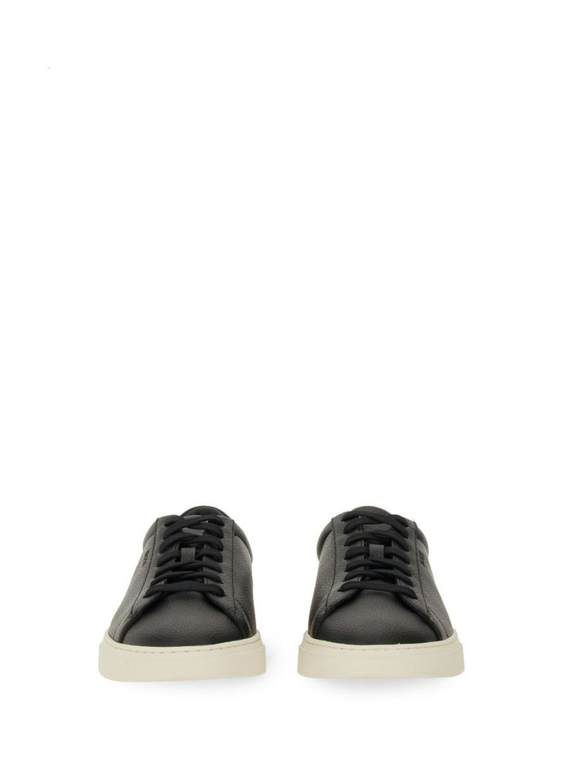 Boss Grained Leather Sneaker