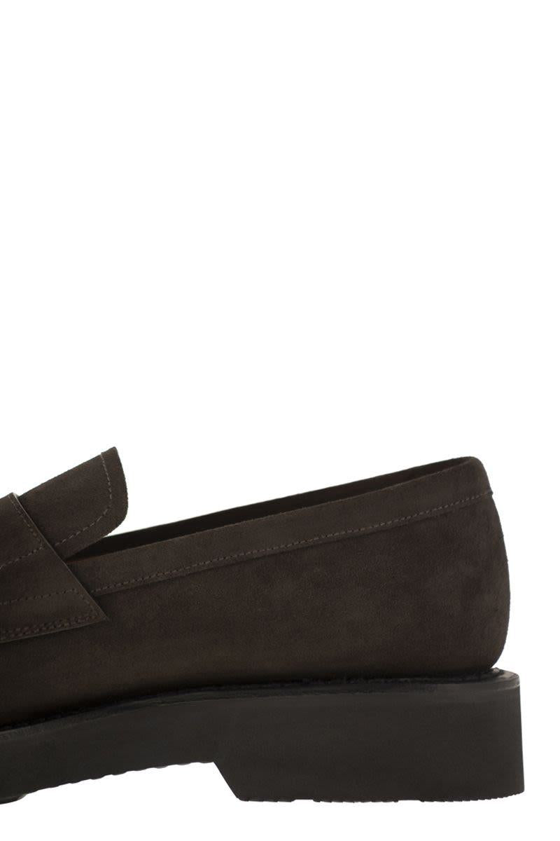 Church'S Suede Calfskin Moccasin