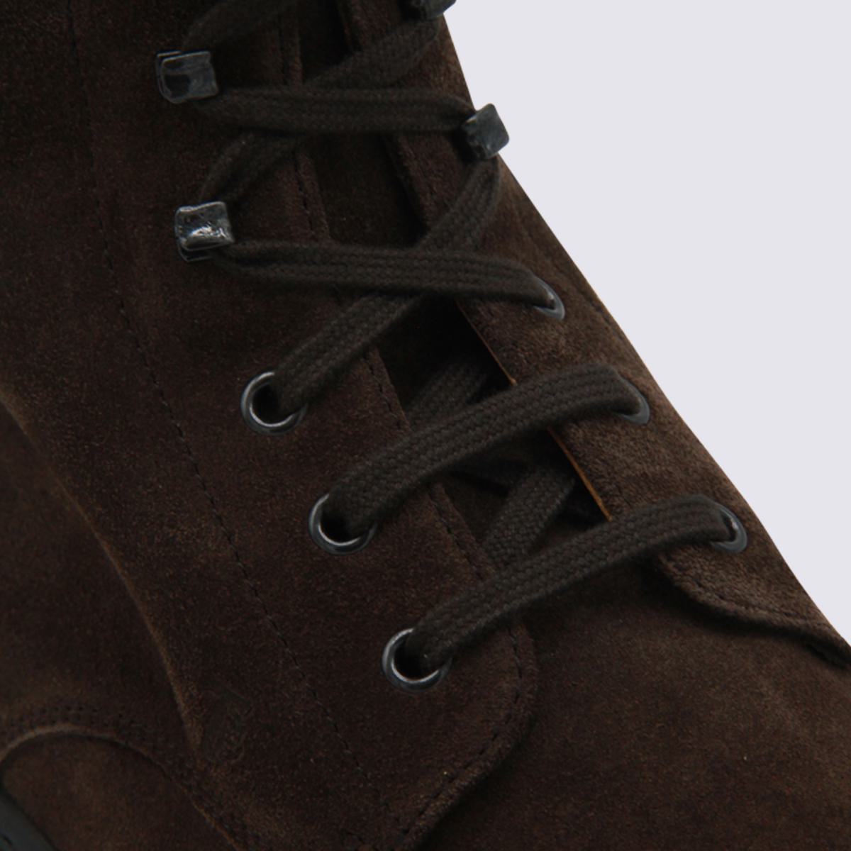 Tod'S Dark Brown Leather Boots