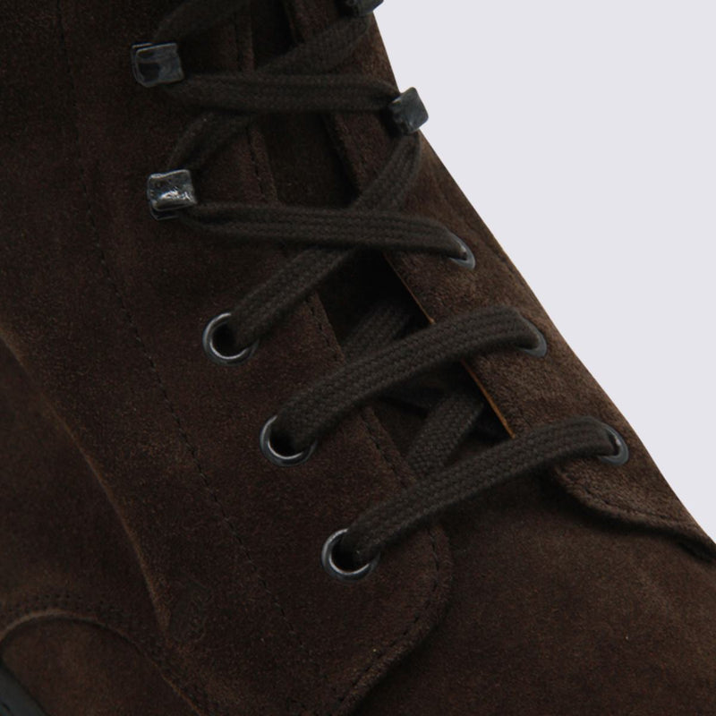 Tod'S Dark Brown Leather Boots