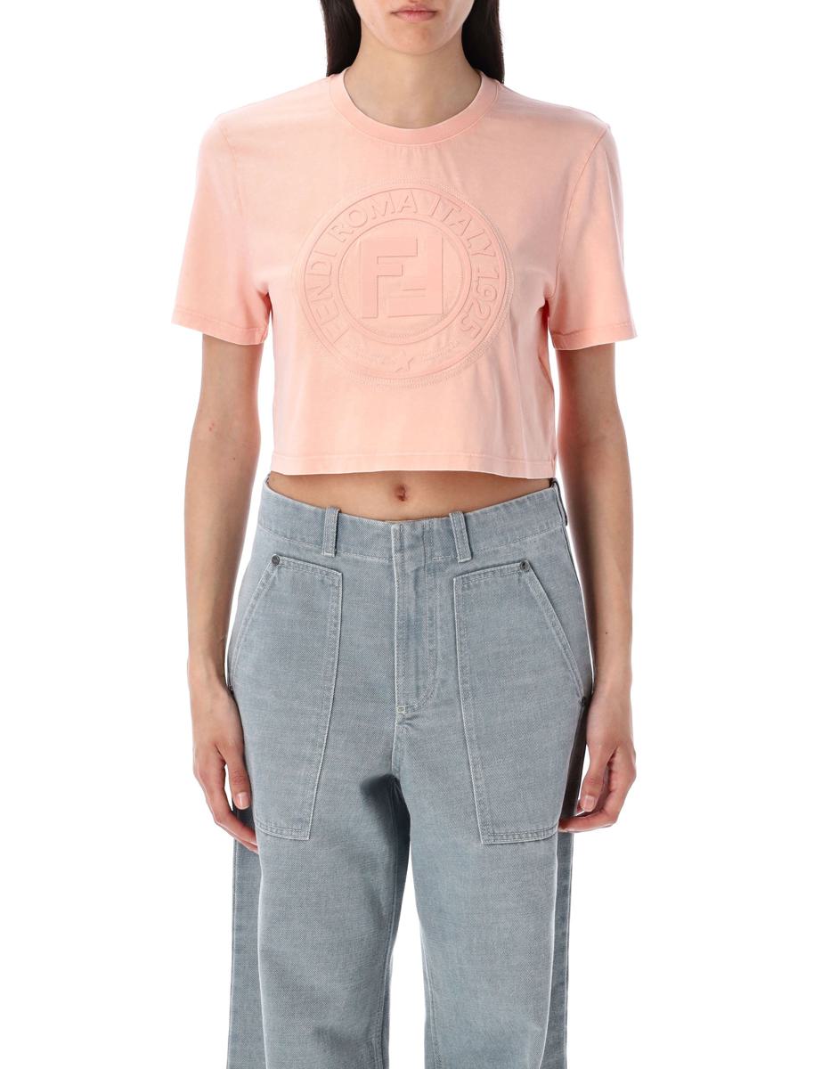 Fendi Cropped T-Shirt