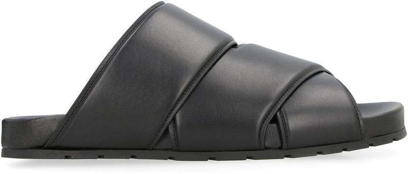 Bottega Veneta Bridge Leather Mules