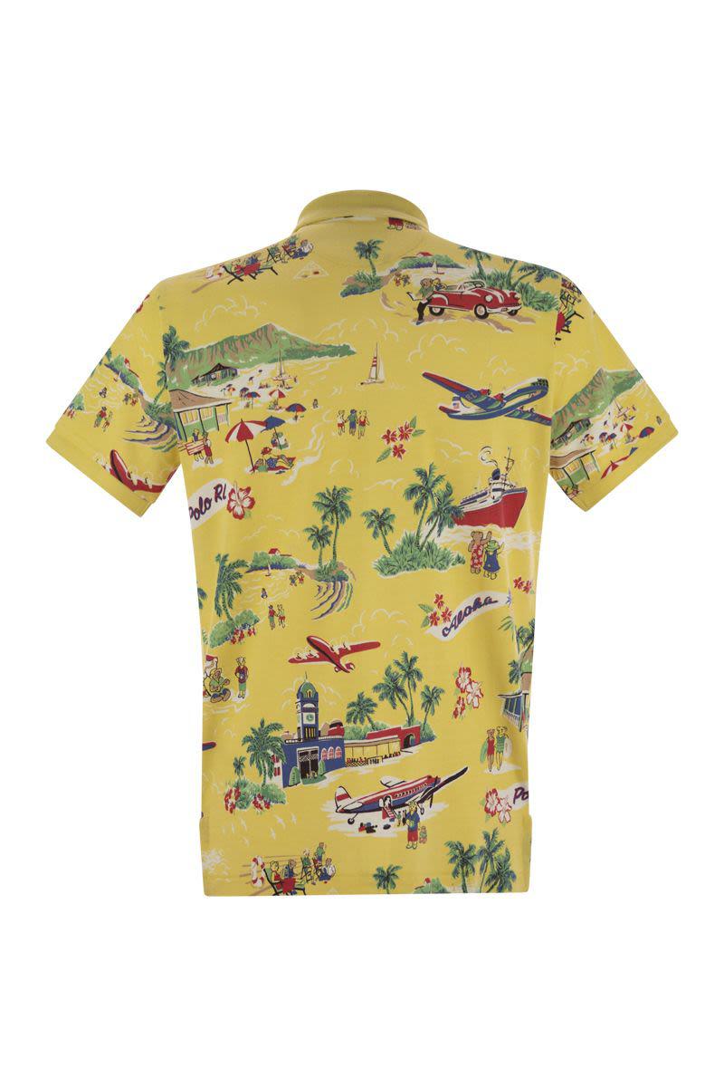 Polo Ralph Lauren Polo Bear Custom Slim-Fit Pique Polo