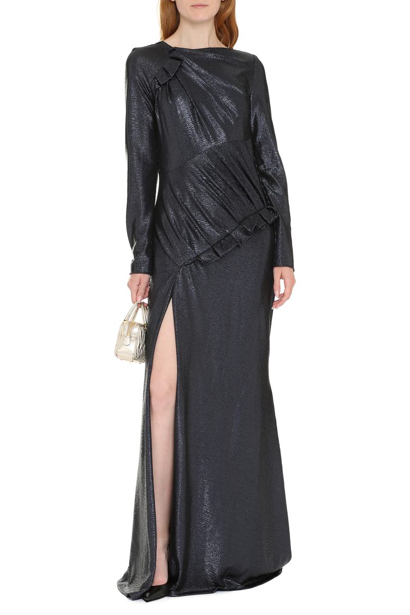 Talbot Runhof Draped Dress