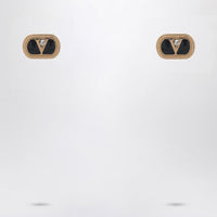 Valentino Garavani Oval Earrings With Crystals