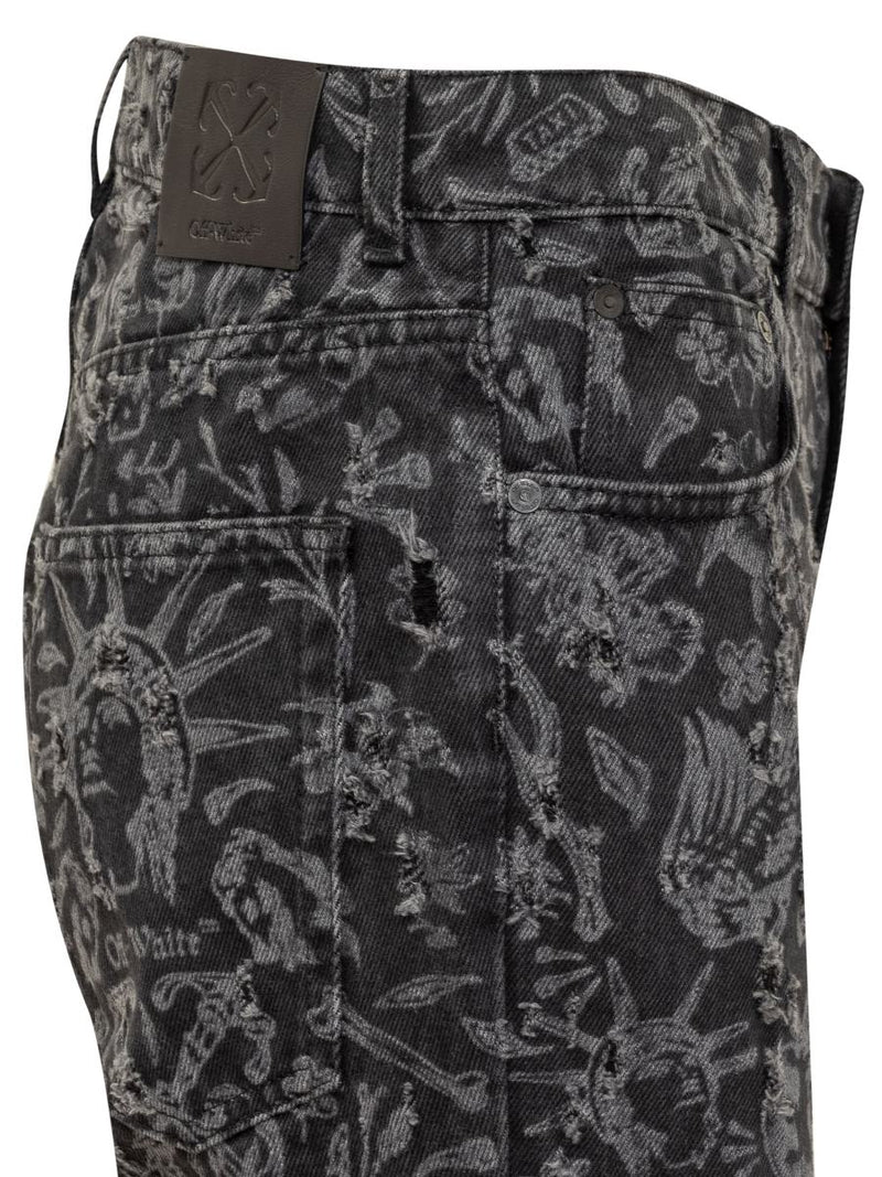 Off-White Jeans Tattoo