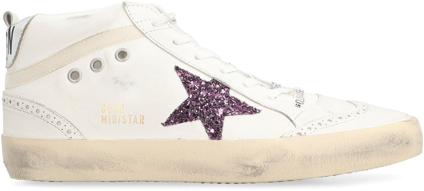 Golden Goose Star Mid-Top Sneakers