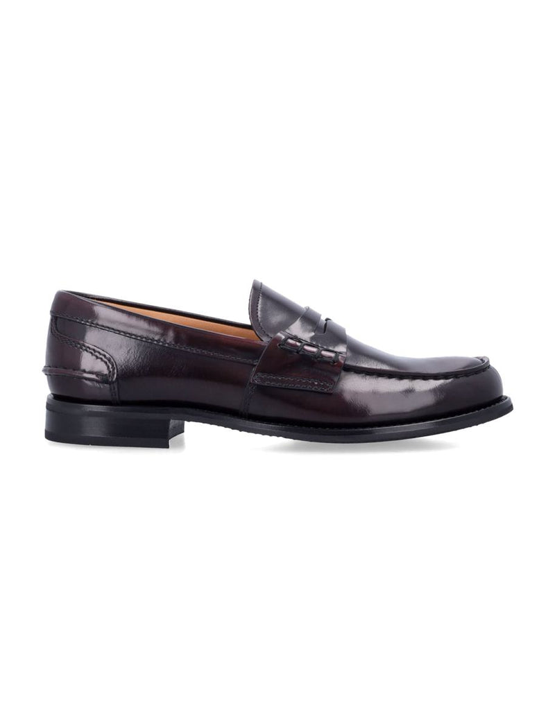 Church'S Pembrey W 5 Polished Fumè Loafer