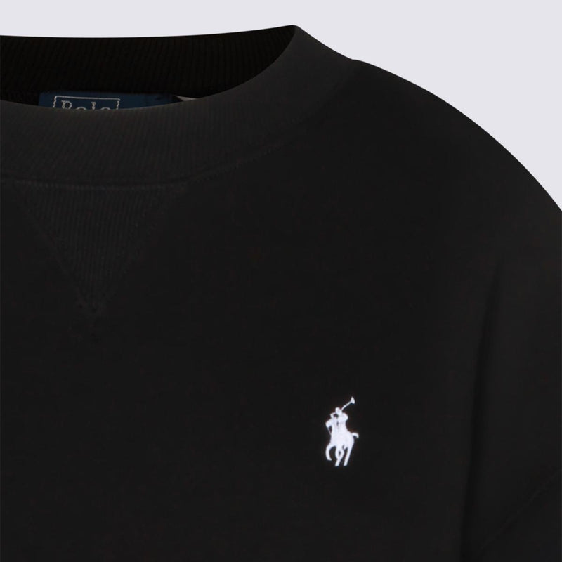 Polo Ralph Lauren Black Cotton Sweatshirt