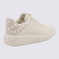 Jimmy Choo White Leather Sneakers