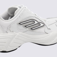 Balenciaga White Leather Monday Sneakers