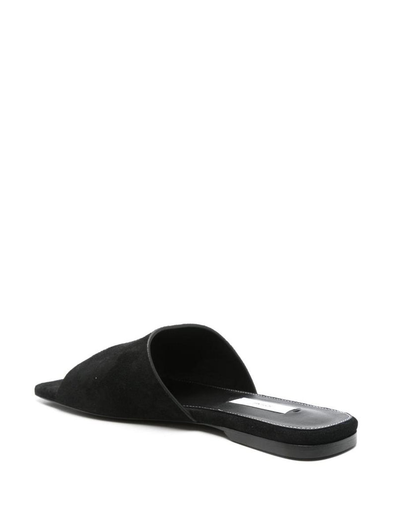 TOTEME Velvet Flat Sandals