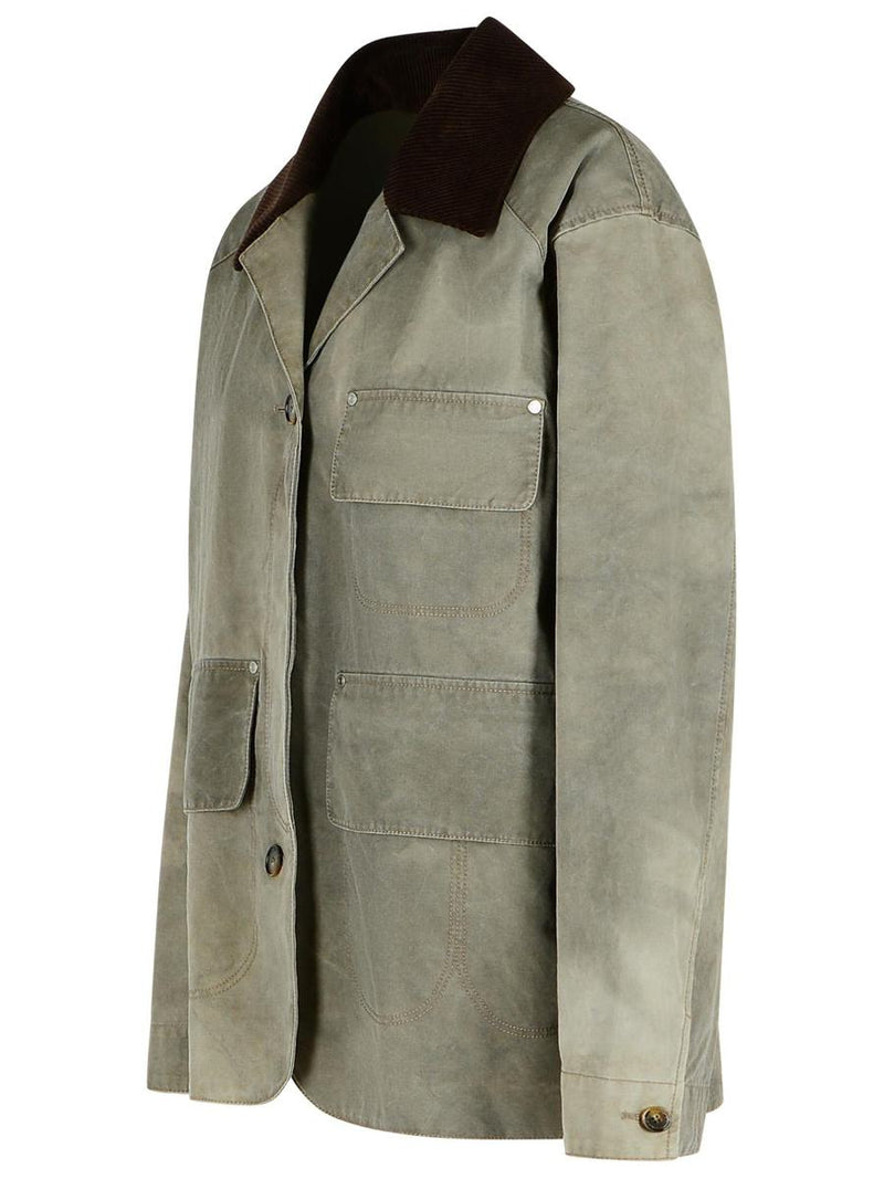 Stella McCartney 'Harrington' Green Cotton Jacket