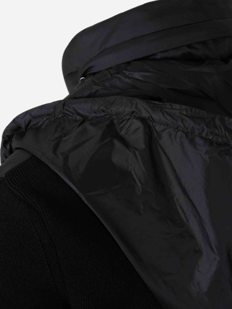 Moncler Quilted Zip-Up Cardigan