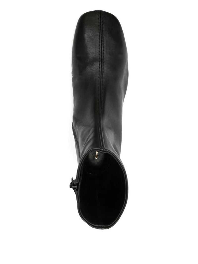 Dries Van Noten Leather Sock Booties Shoes