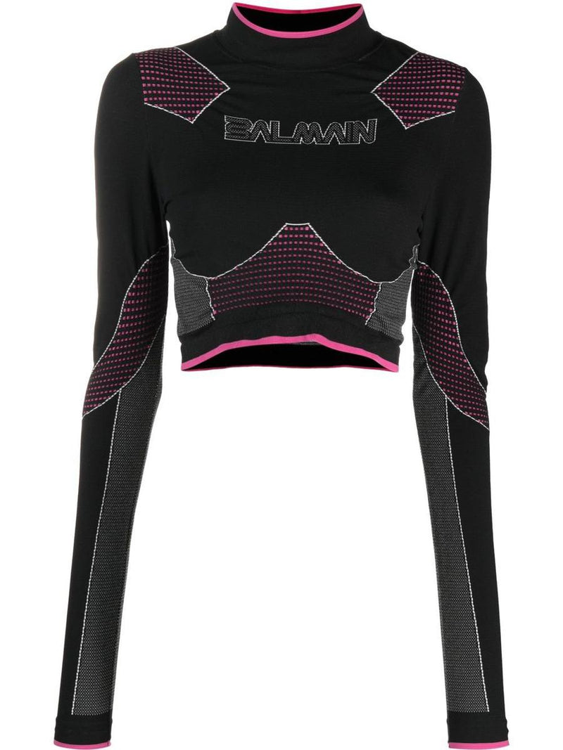 Balmain Seamless Jersey Top Clothing