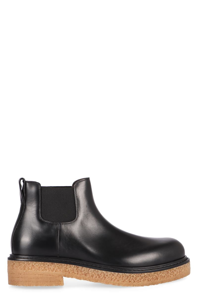 Bottega Veneta Haddock Leather Chelsea Boots