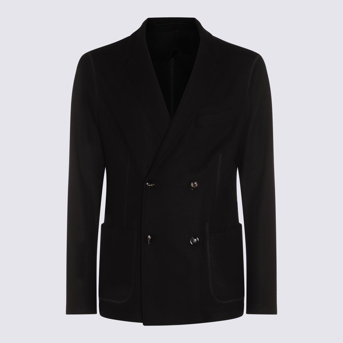 Giorgio Armani Black Cashmere Blazer