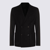 Giorgio Armani Black Cashmere Blazer