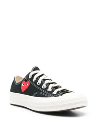 Converse X Comme Des Garçons Play Chuck Tailor Red Heart Low Top Sneakers Shoes