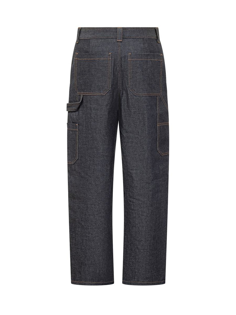 A.P.C. A.P.C. Dark Blue Denim Straight Leg Jeans