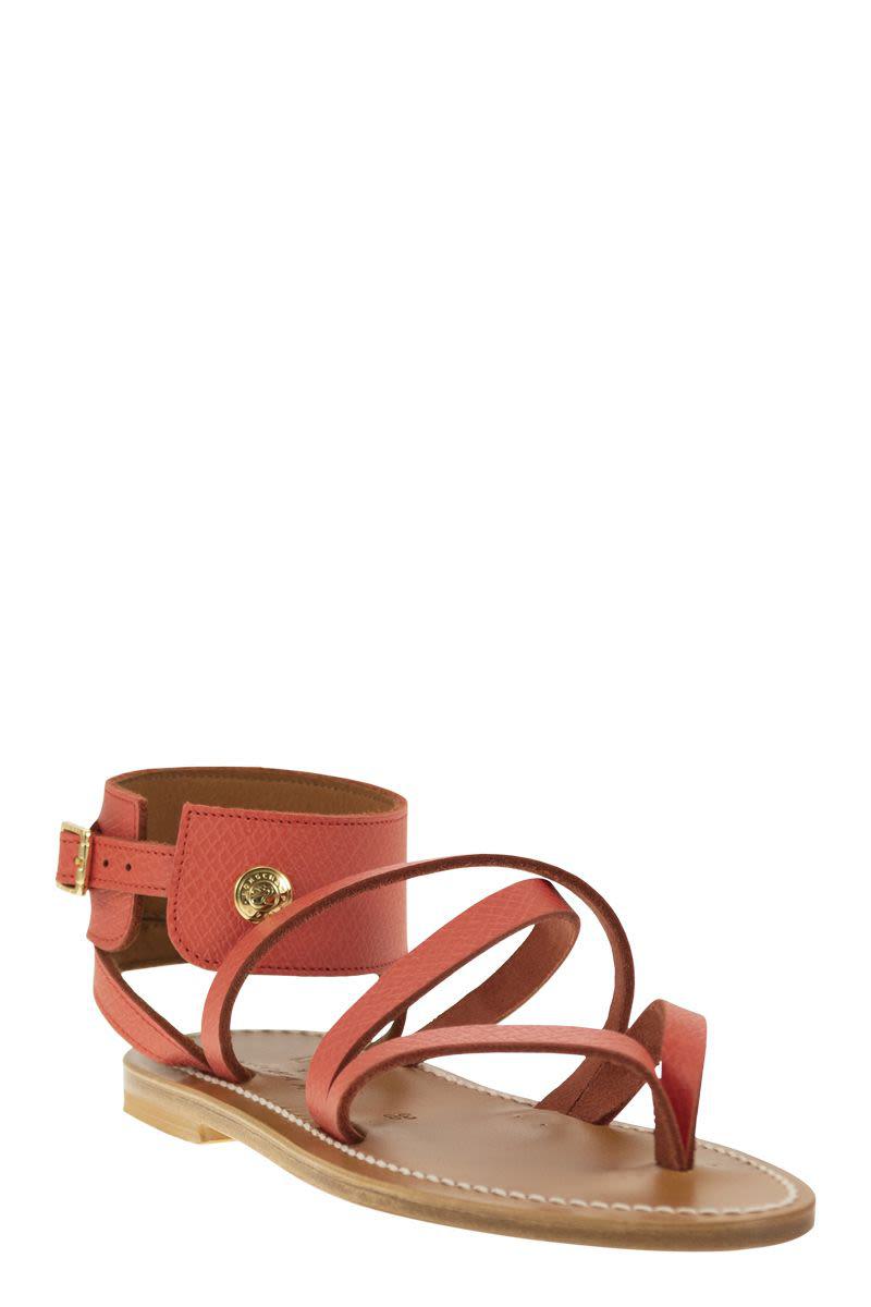 Longchamp Longchamp X K.Jacques Leather Sandals