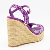 Dolce & Gabbana Purple Majolica Espadrillas