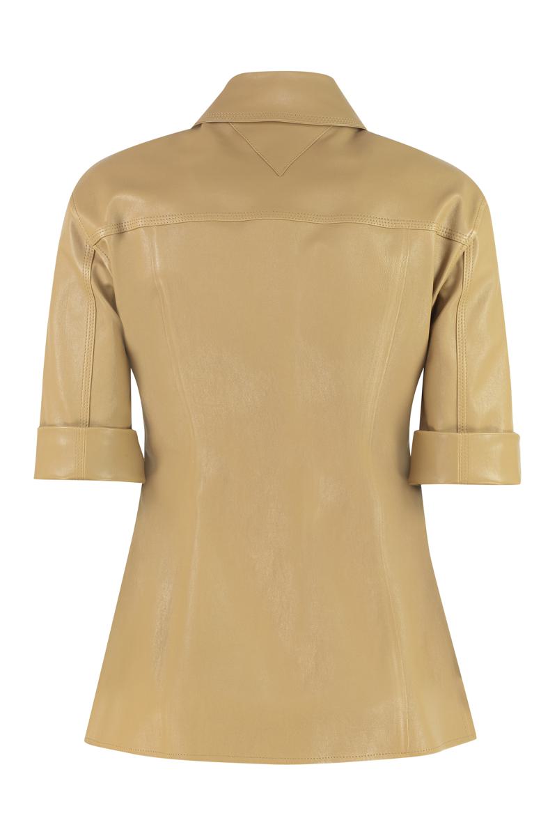 Bottega Veneta Leather Shirt