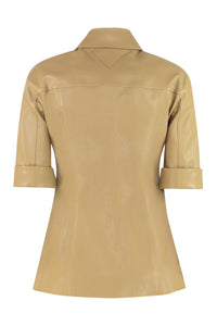 Bottega Veneta Leather Shirt