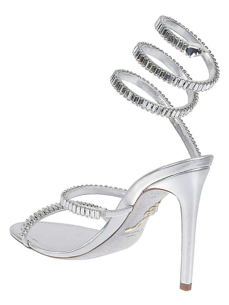 René Caovilla Sandals Silver